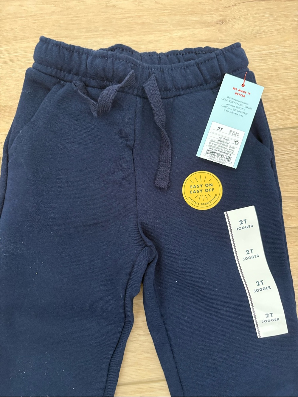 Cat & Jack Navy Blue Toddler Jogger Sweatpants